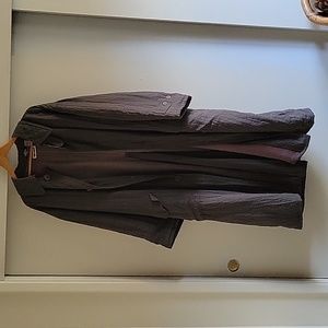 Georgio armani crepe trench coat